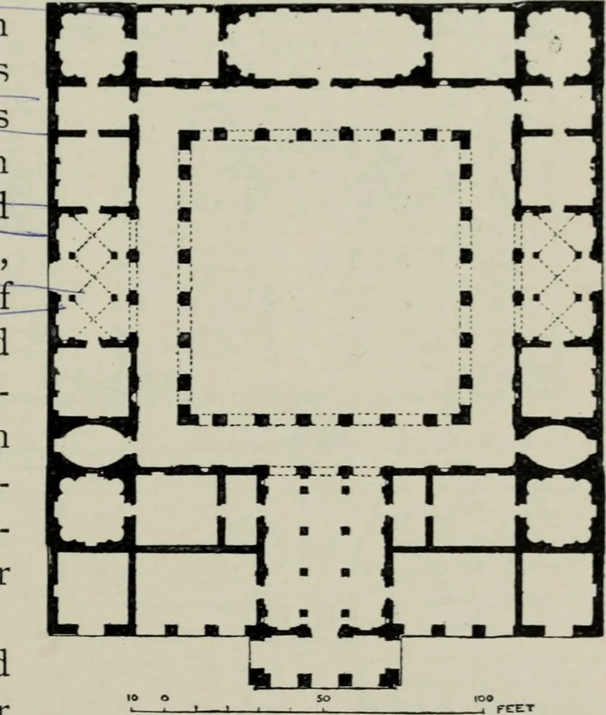 An illustration from The architecture of the renaissance in Italy : a general view for the use of students and others, 1909, leaf 292