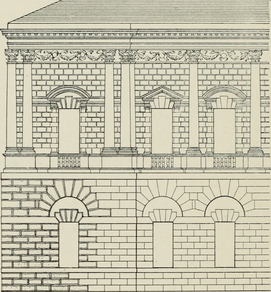 An illustration from The architecture of the renaissance in Italy : a general view for the use of students and others, 1909, leaf 293