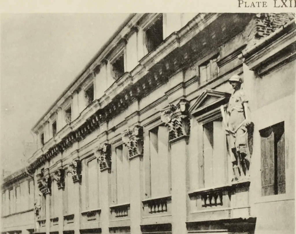 An illustration from The architecture of the renaissance in Italy : a general view for the use of students and others, 1909, leaf 295