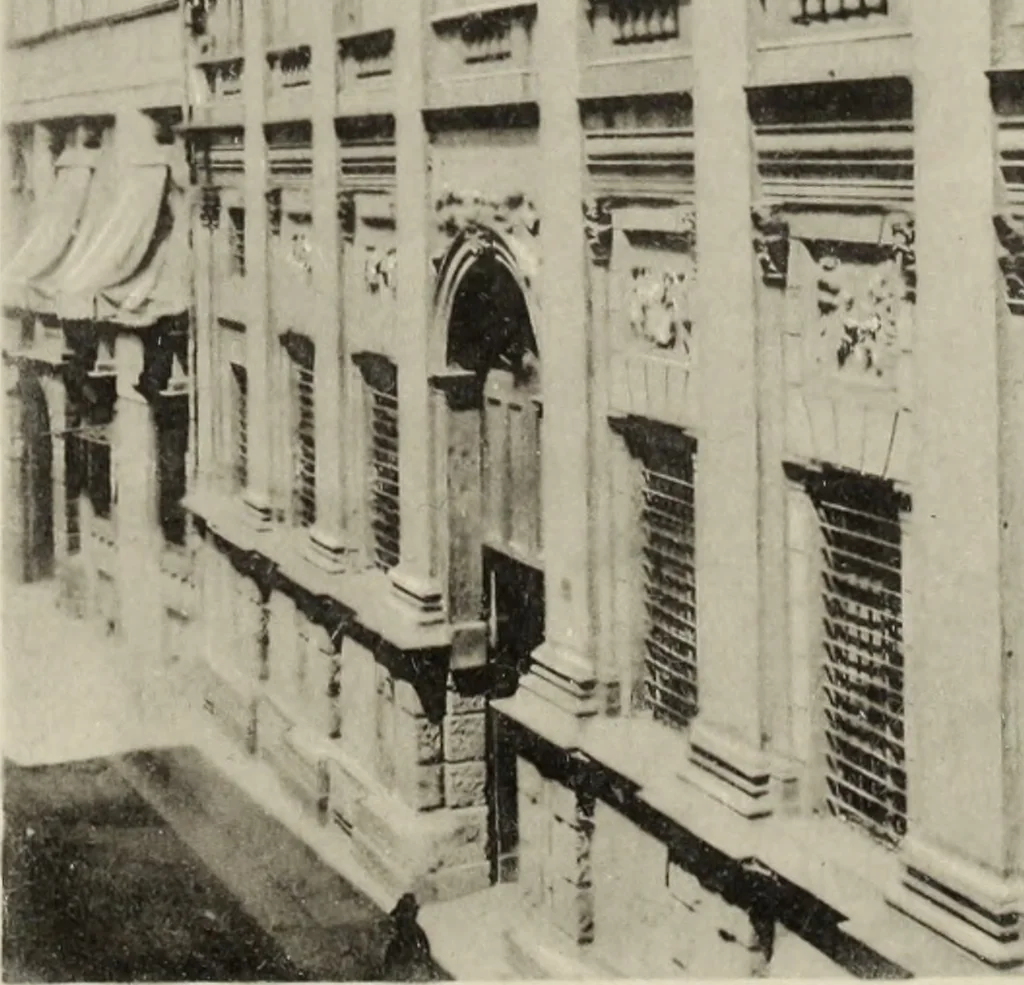 An illustration from The architecture of the renaissance in Italy : a general view for the use of students and others, 1909, leaf 295