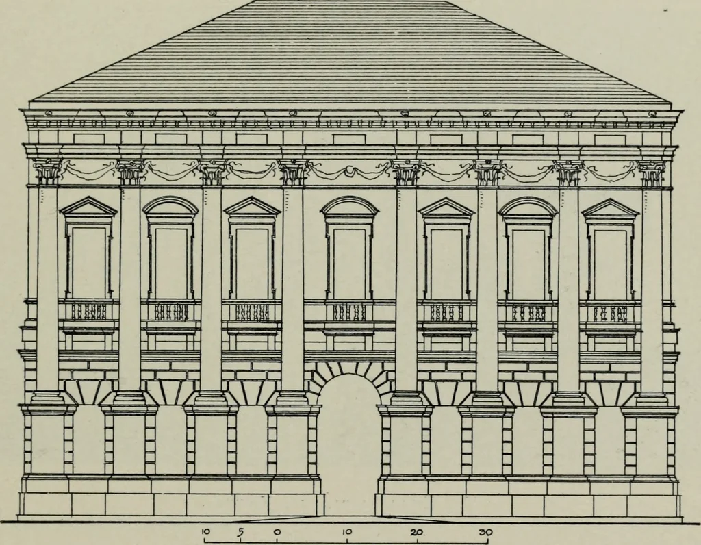 An illustration from The architecture of the renaissance in Italy : a general view for the use of students and others, 1909, leaf 300