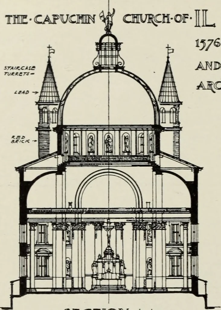 An illustration from The architecture of the renaissance in Italy : a general view for the use of students and others, 1909, leaf 303