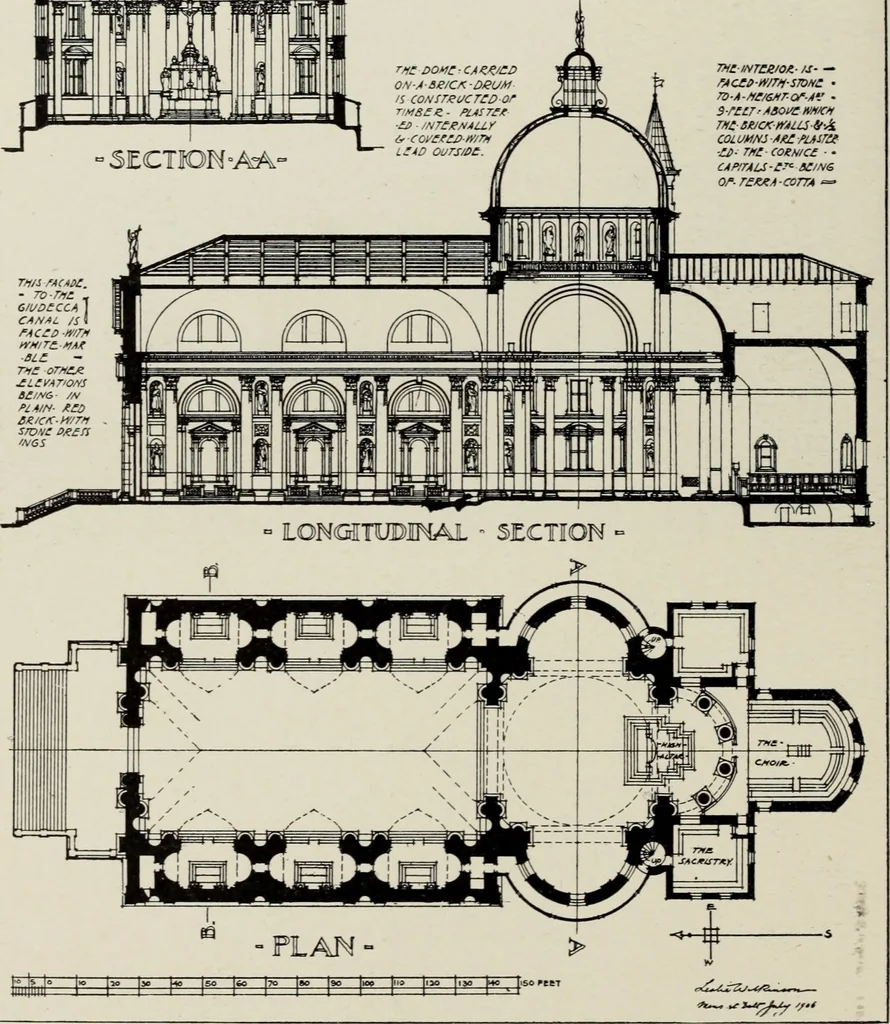 An illustration from The architecture of the renaissance in Italy : a general view for the use of students and others, 1909, leaf 303