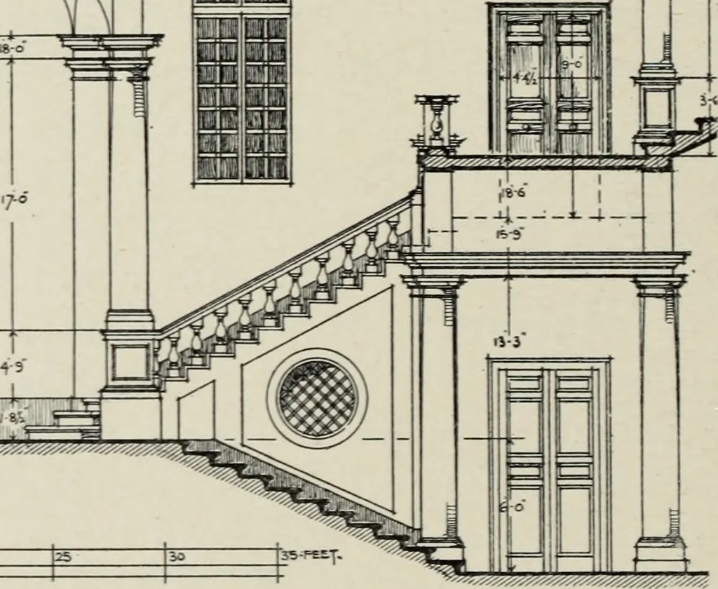 An illustration from The architecture of the renaissance in Italy : a general view for the use of students and others, 1909, leaf 311