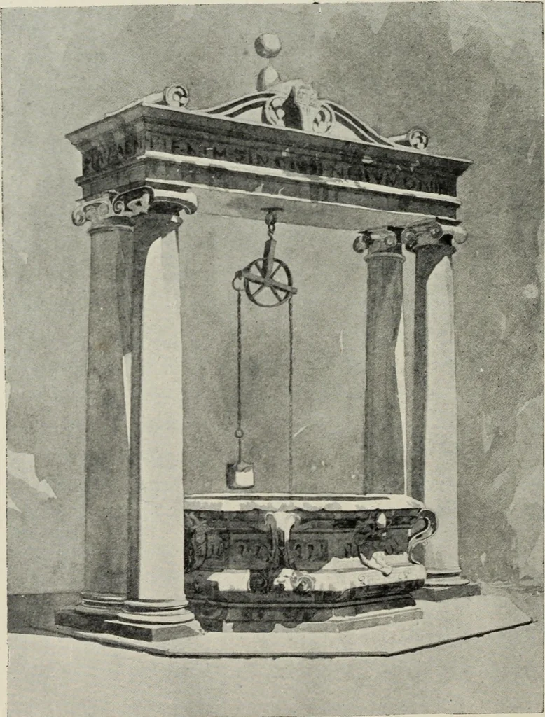An illustration from The architecture of the renaissance in Italy : a general view for the use of students and others, 1909, leaf 329