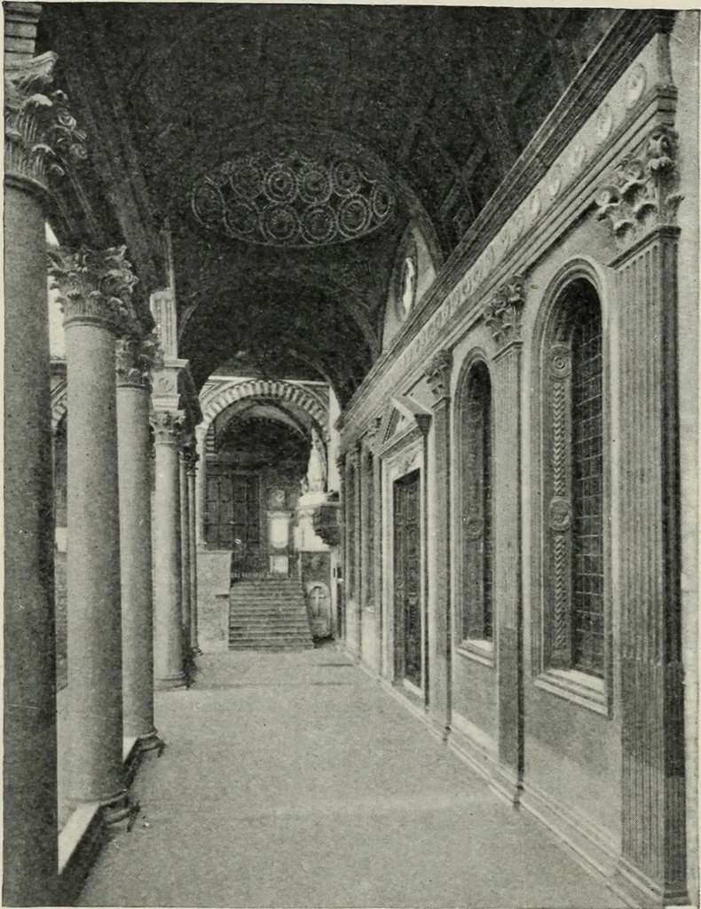 An illustration from The architecture of the renaissance in Italy : a general view for the use of students and others, 1909, leaf 53