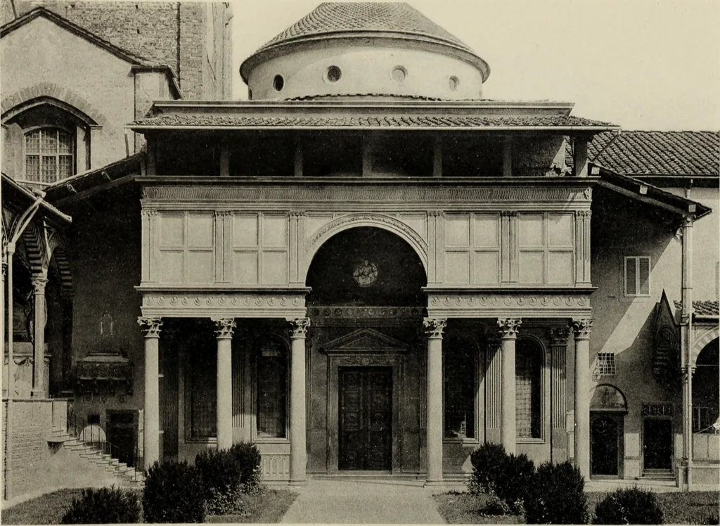 An illustration from The architecture of the renaissance in Italy : a general view for the use of students and others, 1909, leaf 55