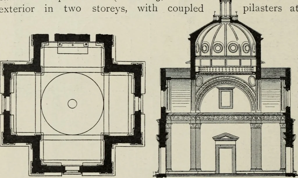 An illustration from The architecture of the renaissance in Italy : a general view for the use of students and others, 1909, leaf 95