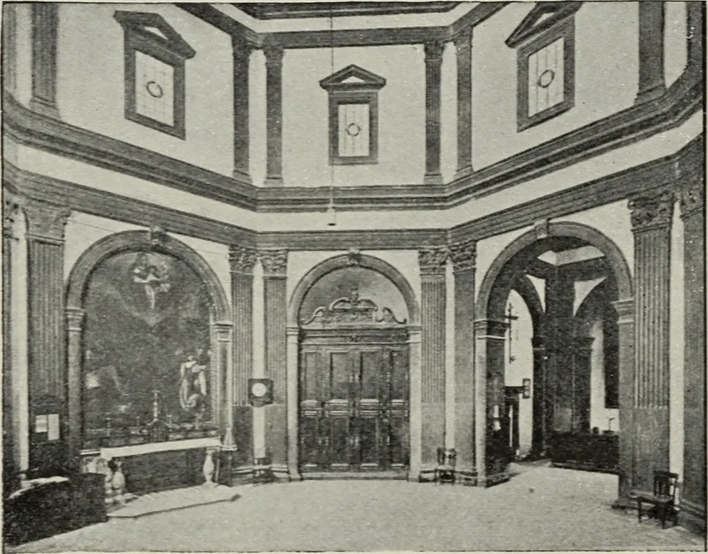 An illustration from The architecture of the renaissance in Italy : a general view for the use of students and others, 1909, leaf 99