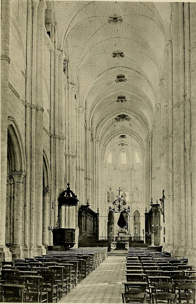 An illustration from Medieval architecture, its origins and development, with lists of monuments and bibliographies, 1909, leaf 124