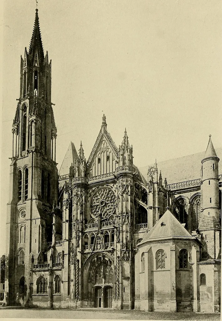 An illustration from Medieval architecture, its origins and development, with lists of monuments and bibliographies, 1909, leaf 174