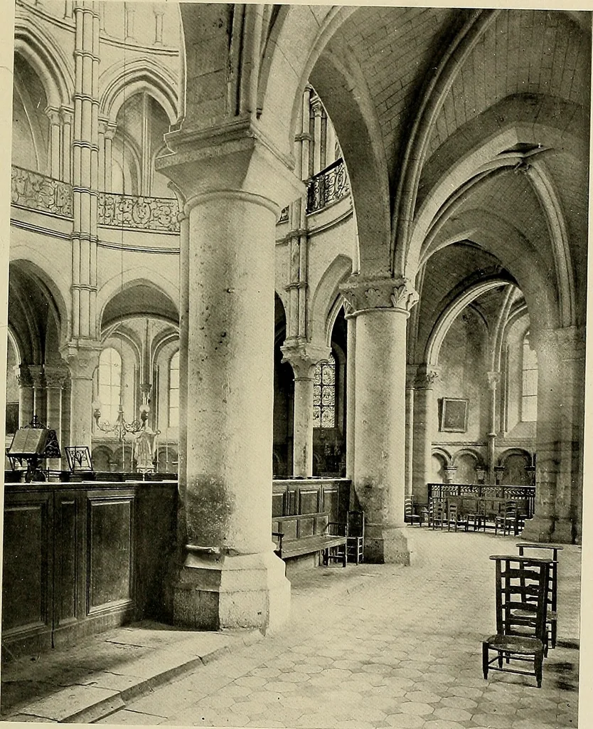 An illustration from Medieval architecture, its origins and development, with lists of monuments and bibliographies, 1909, leaf 222