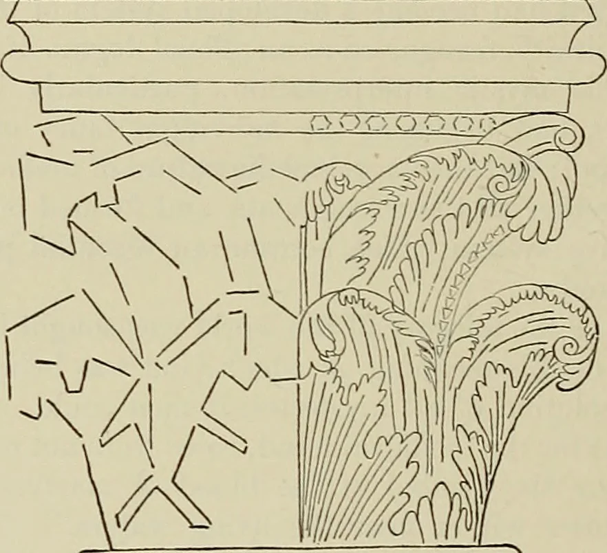 An illustration from Medieval architecture, its origins and development, with lists of monuments and bibliographies, 1909, leaf 227