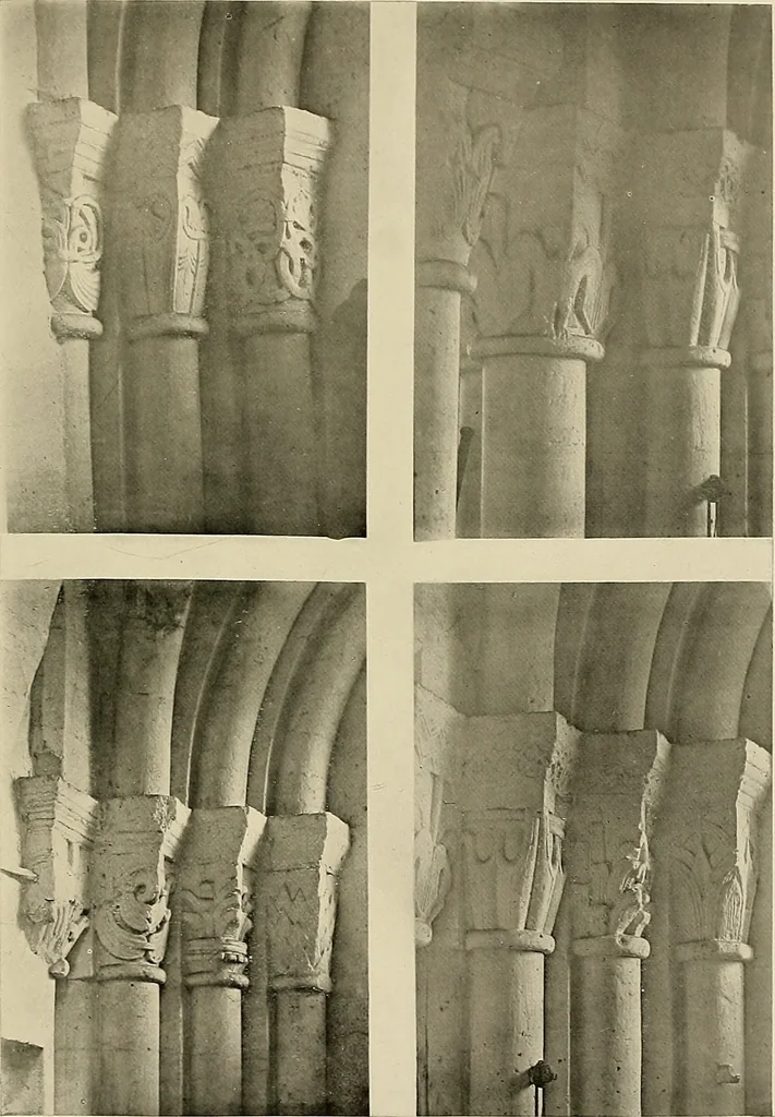 An illustration from Medieval architecture, its origins and development, with lists of monuments and bibliographies, 1909, leaf 228