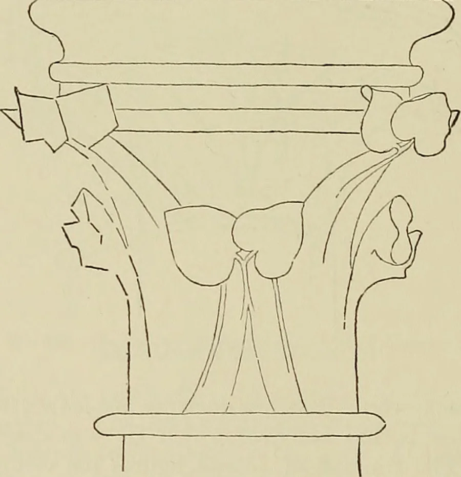 An illustration from Medieval architecture, its origins and development, with lists of monuments and bibliographies, 1909, leaf 237