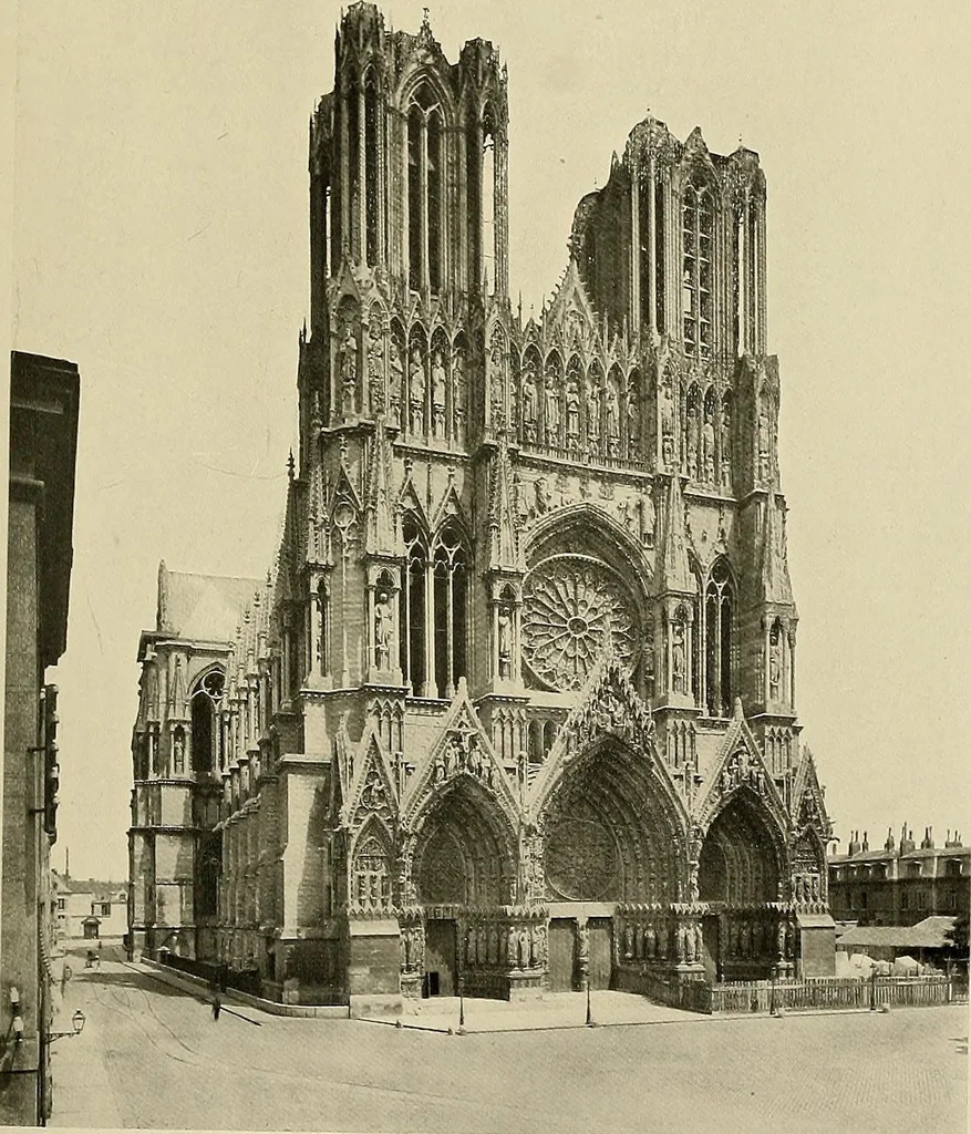 An illustration from Medieval architecture, its origins and development, with lists of monuments and bibliographies, 1909, leaf 396
