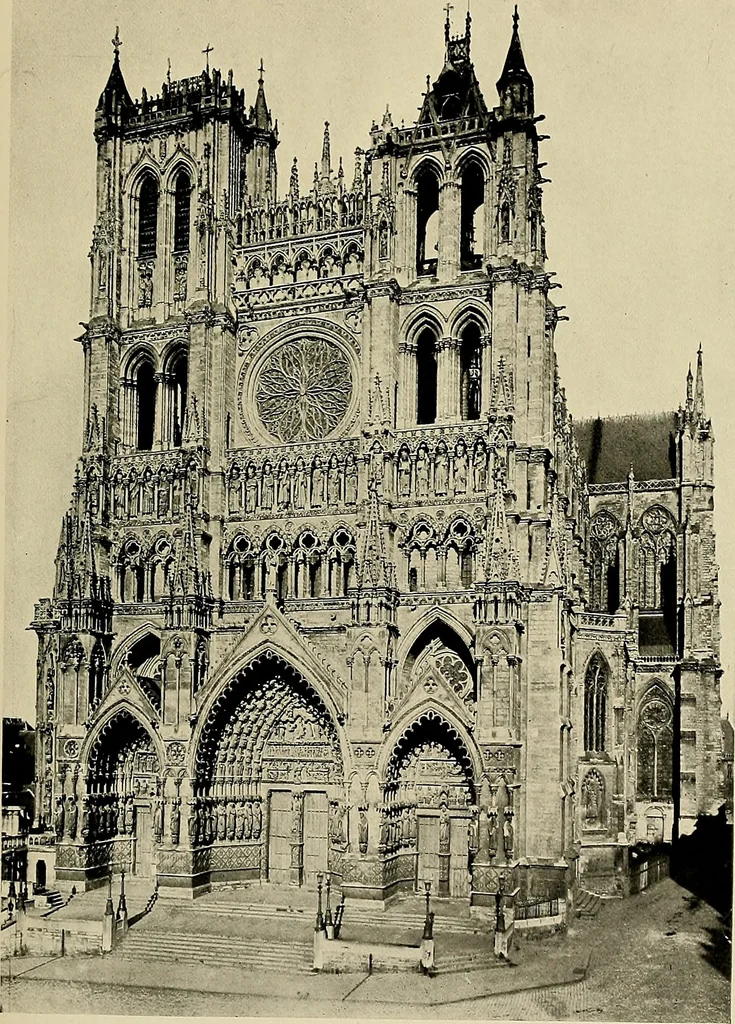 An illustration from Medieval architecture, its origins and development, with lists of monuments and bibliographies, 1909, leaf 466