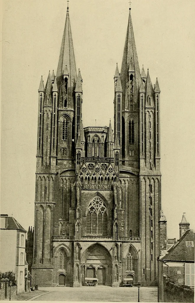 An illustration from Medieval architecture, its origins and development, with lists of monuments and bibliographies, 1909, leaf 472