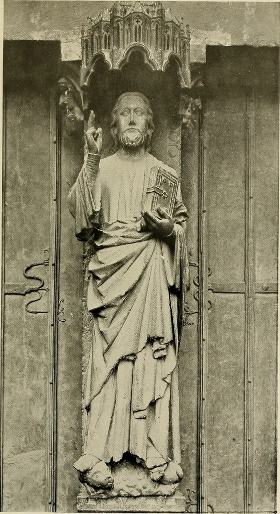 An illustration from Medieval architecture, its origins and development, with lists of monuments and bibliographies, 1909, leaf 504