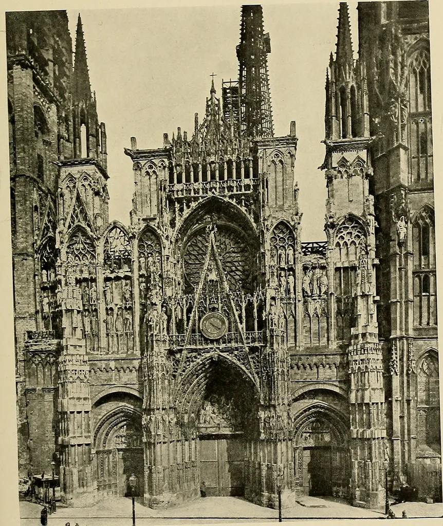 An illustration from Medieval architecture, its origins and development, with lists of monuments and bibliographies, 1909, leaf 572