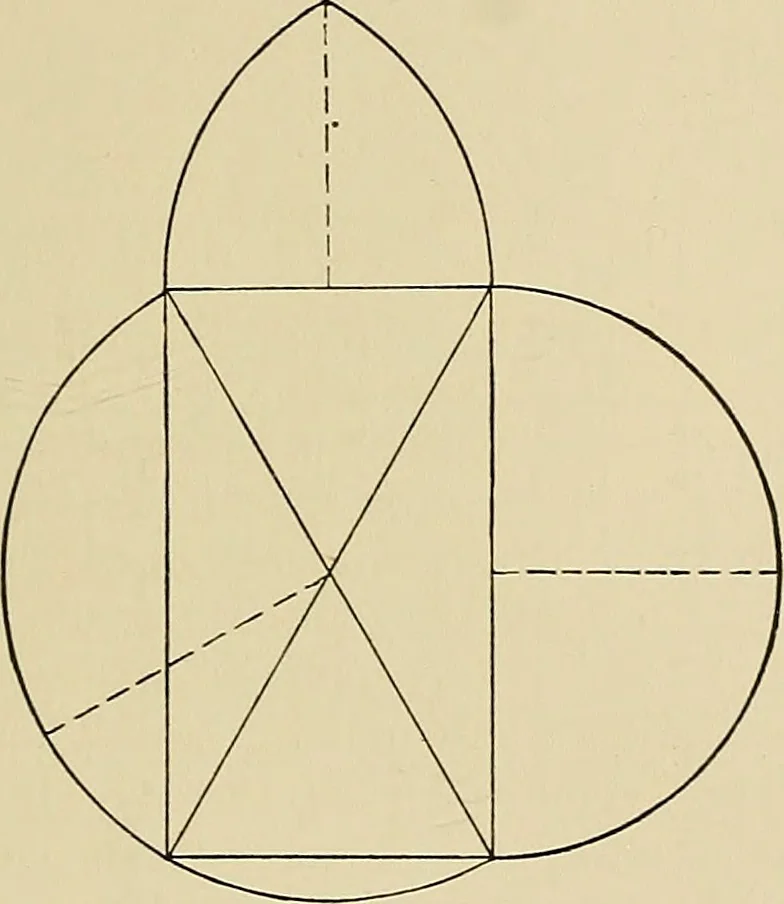 An illustration from Medieval architecture, its origins and development, with lists of monuments and bibliographies, 1909, leaf 90