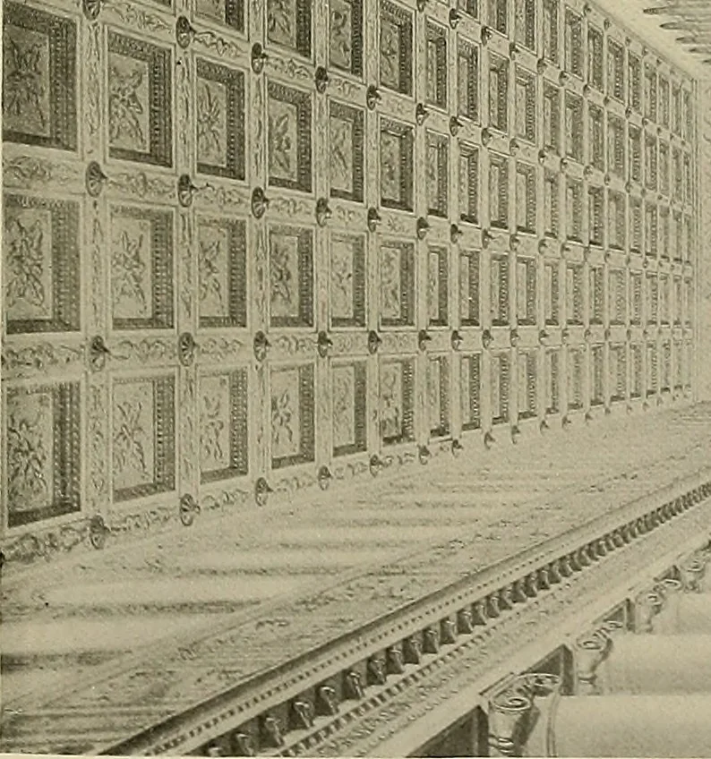 An illustration from Medieval architecture, its origins and development, with lists of monuments and bibliographies, 1909, leaf 136