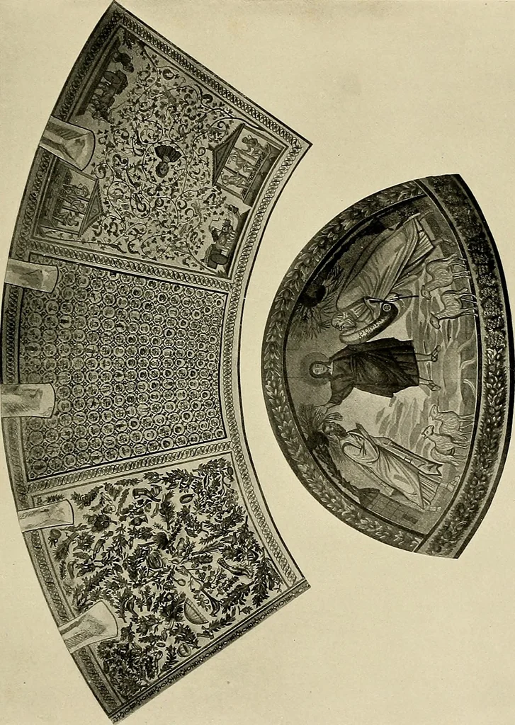 An illustration from Medieval architecture, its origins and development, with lists of monuments and bibliographies, 1909, leaf 172