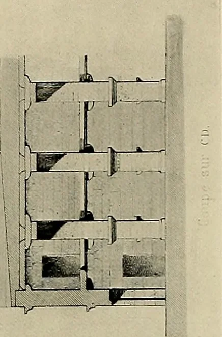 An illustration from Medieval architecture, its origins and development, with lists of monuments and bibliographies, 1909, leaf 190