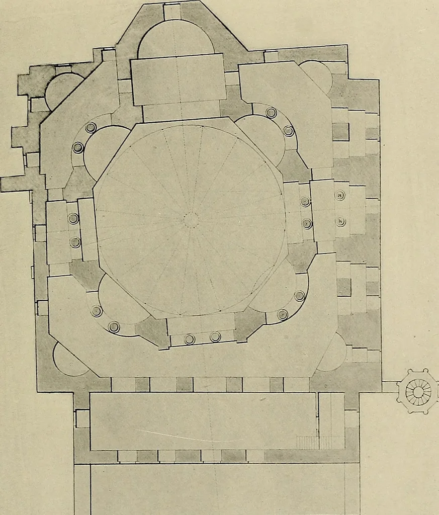 An illustration from Medieval architecture, its origins and development, with lists of monuments and bibliographies, 1909, leaf 232