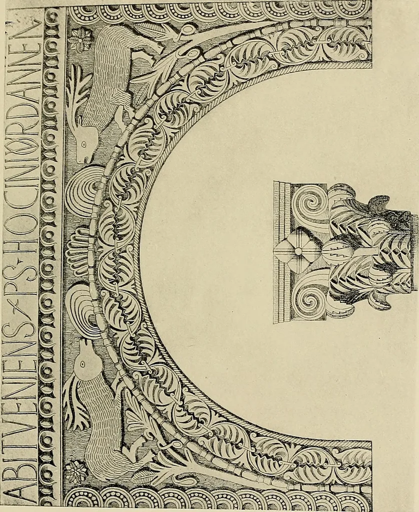 An illustration from Medieval architecture, its origins and development, with lists of monuments and bibliographies, 1909, leaf 280