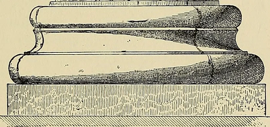 An illustration from Medieval architecture, its origins and development, with lists of monuments and bibliographies, 1909, leaf 410