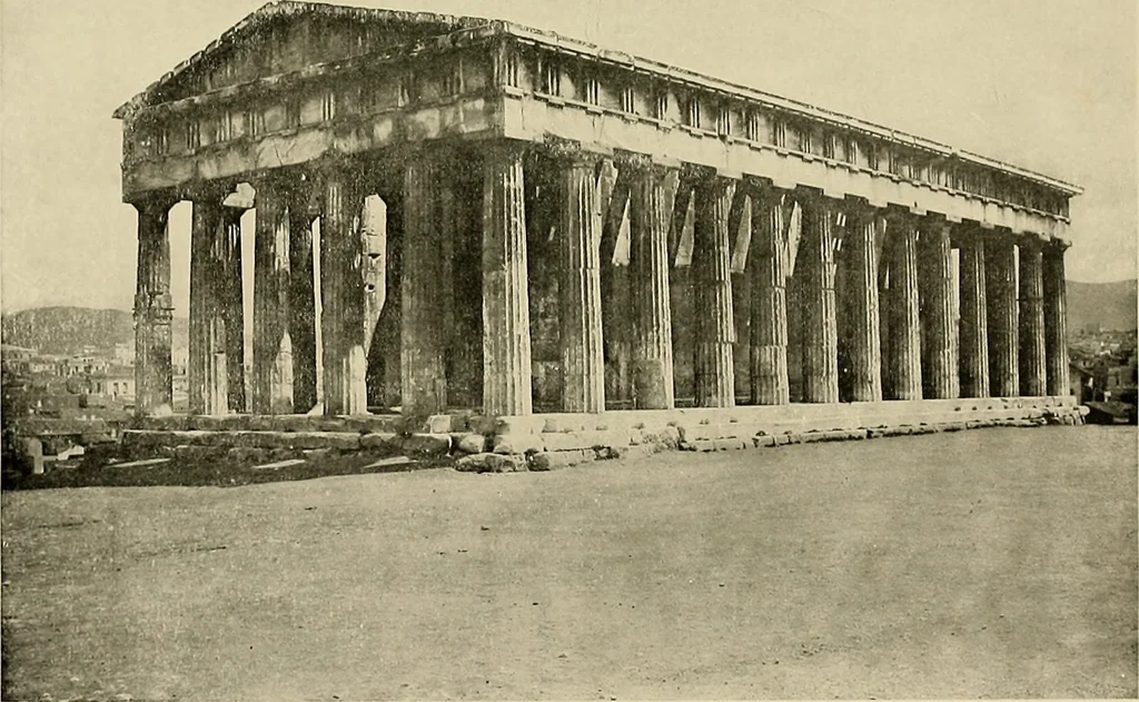 An illustration from Medieval architecture, its origins and development, with lists of monuments and bibliographies, 1909, leaf 44
