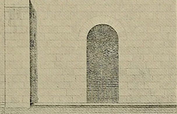An illustration from Medieval architecture, its origins and development, with lists of monuments and bibliographies, 1909, leaf 452