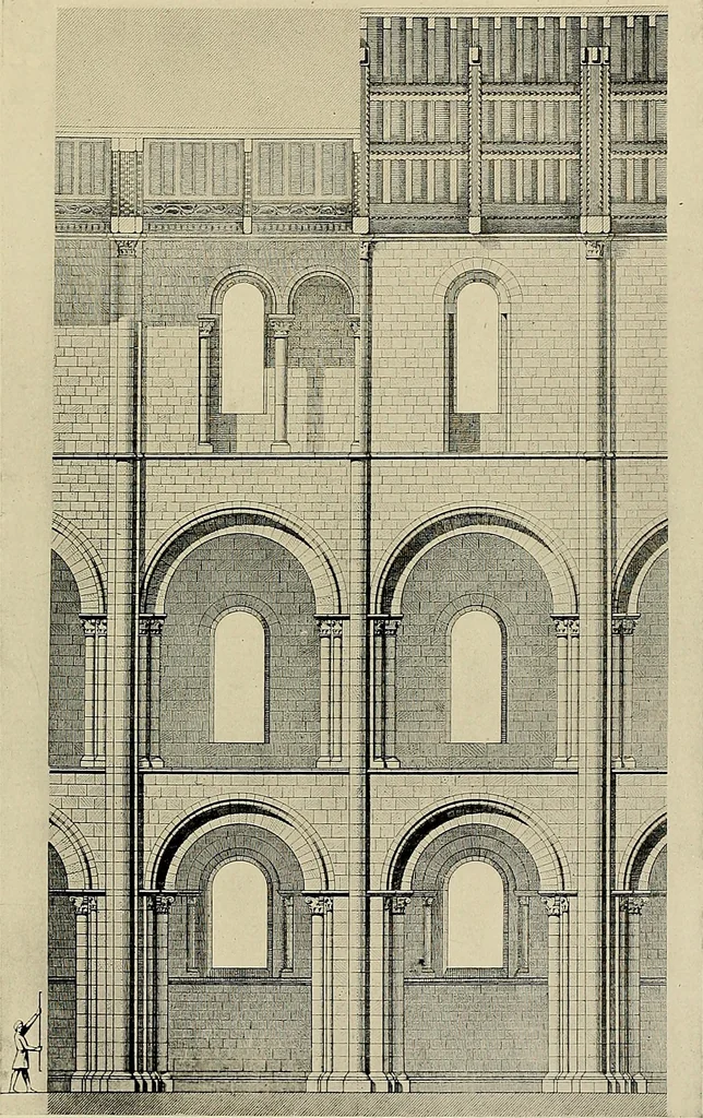 An illustration from Medieval architecture, its origins and development, with lists of monuments and bibliographies, 1909, leaf 456
