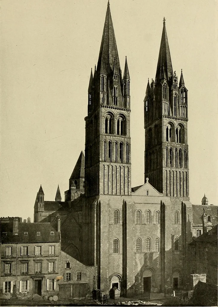 An illustration from Medieval architecture, its origins and development, with lists of monuments and bibliographies, 1909, leaf 480