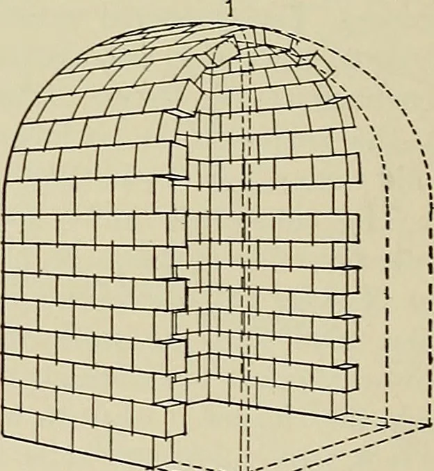 An illustration from Medieval architecture, its origins and development, with lists of monuments and bibliographies, 1909, leaf 57