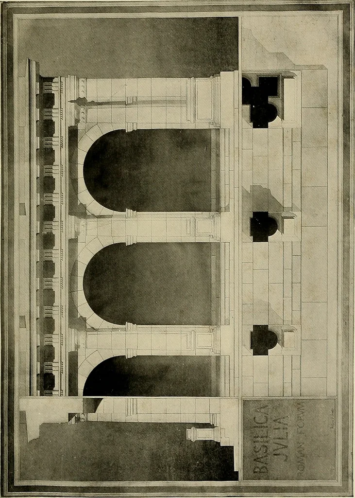 An illustration from Medieval architecture, its origins and development, with lists of monuments and bibliographies, 1909, leaf 66