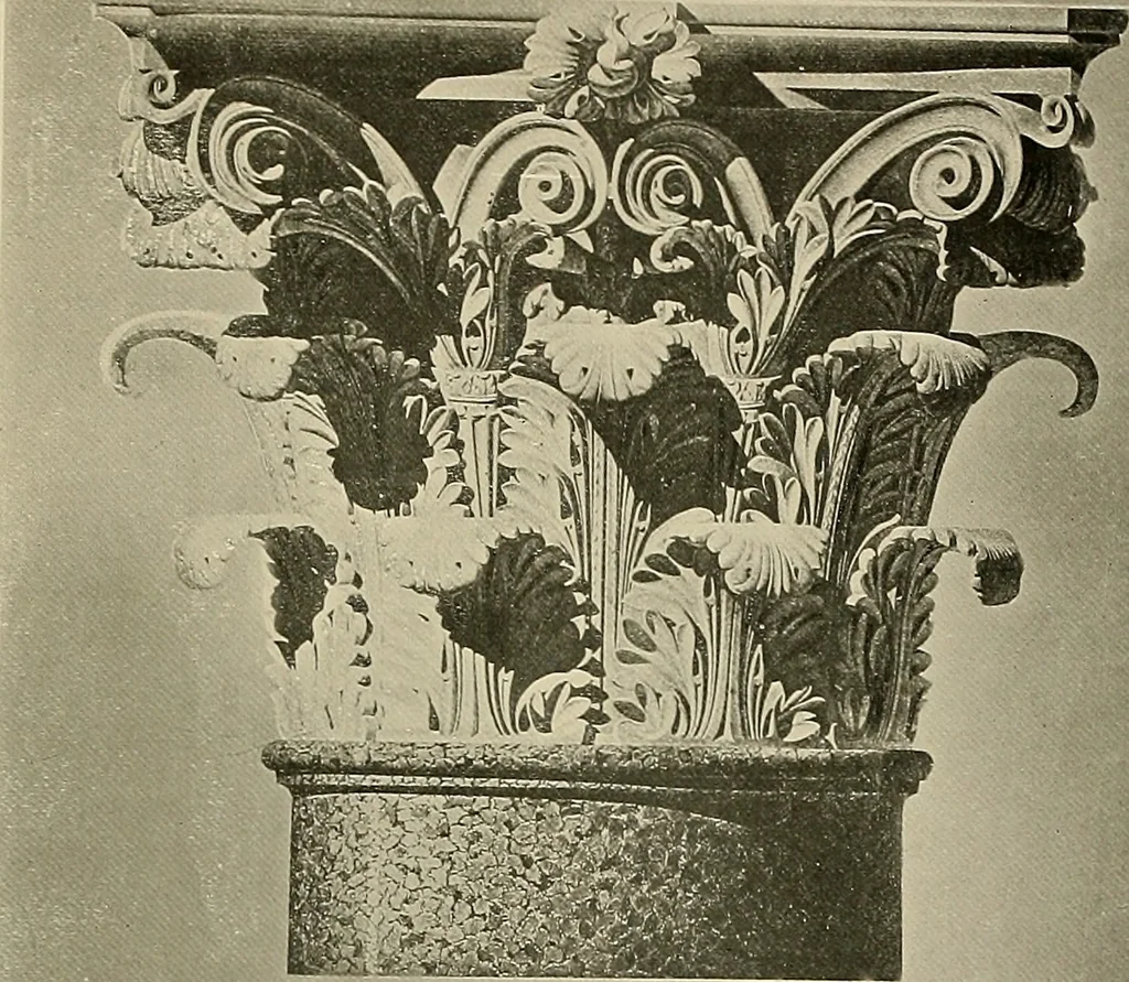 An illustration from Medieval architecture, its origins and development, with lists of monuments and bibliographies, 1909, leaf 72