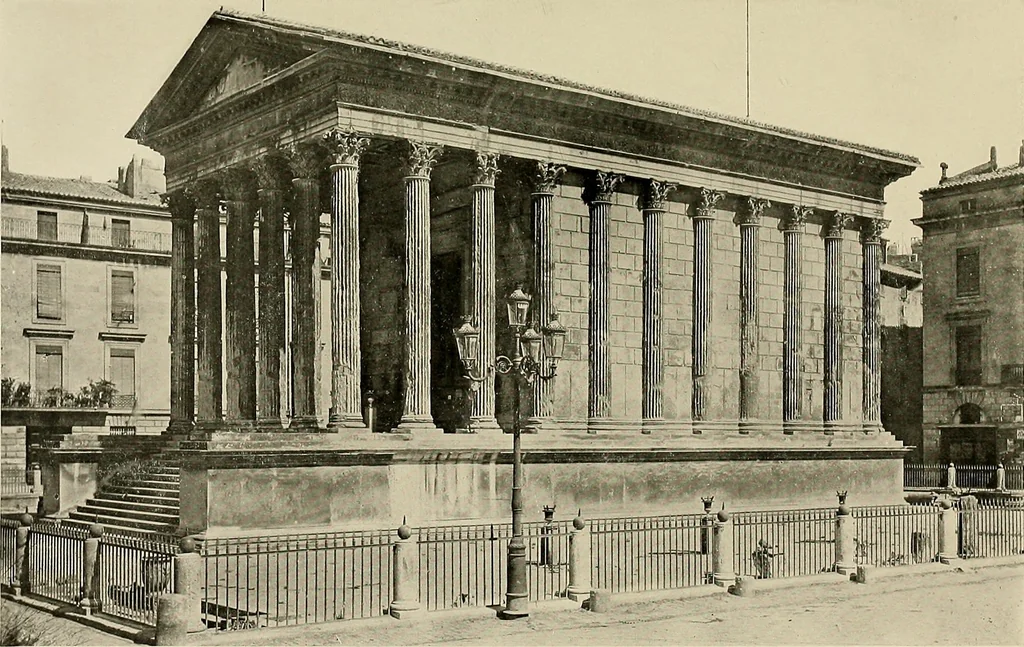 An illustration from Medieval architecture, its origins and development, with lists of monuments and bibliographies, 1909, leaf 98