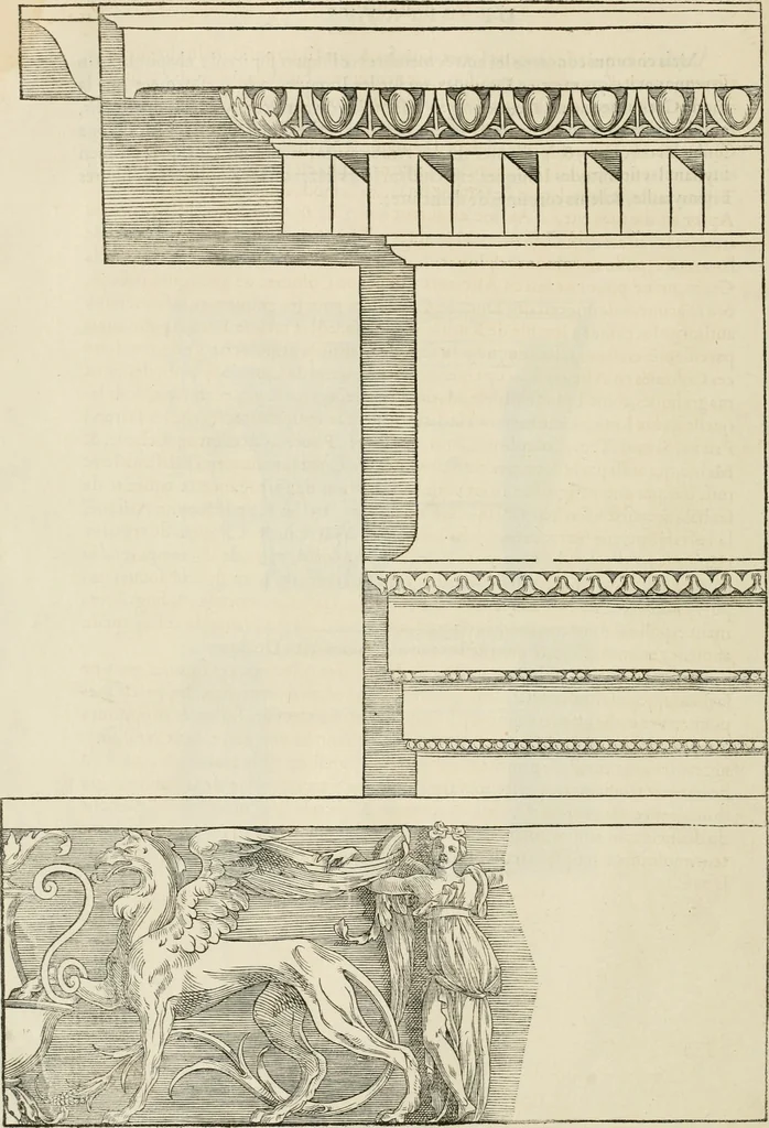 An illustration from Architecture, ou, Art de bien bastir, 1547, leaf 107