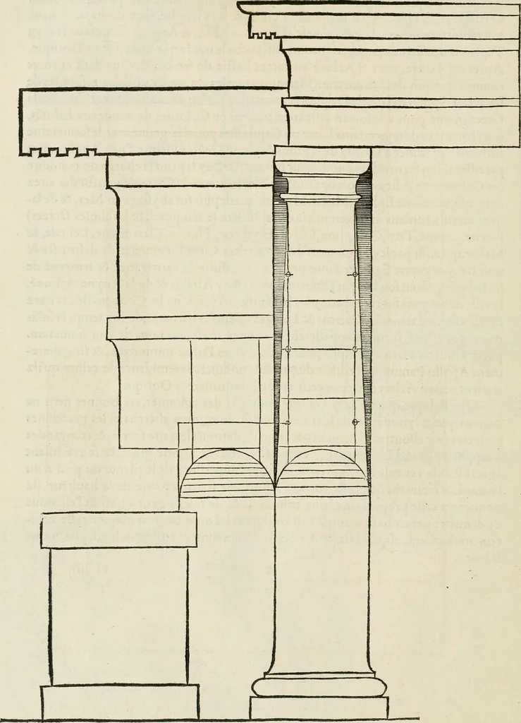 An illustration from Architecture, ou, Art de bien bastir, 1547, leaf 109
