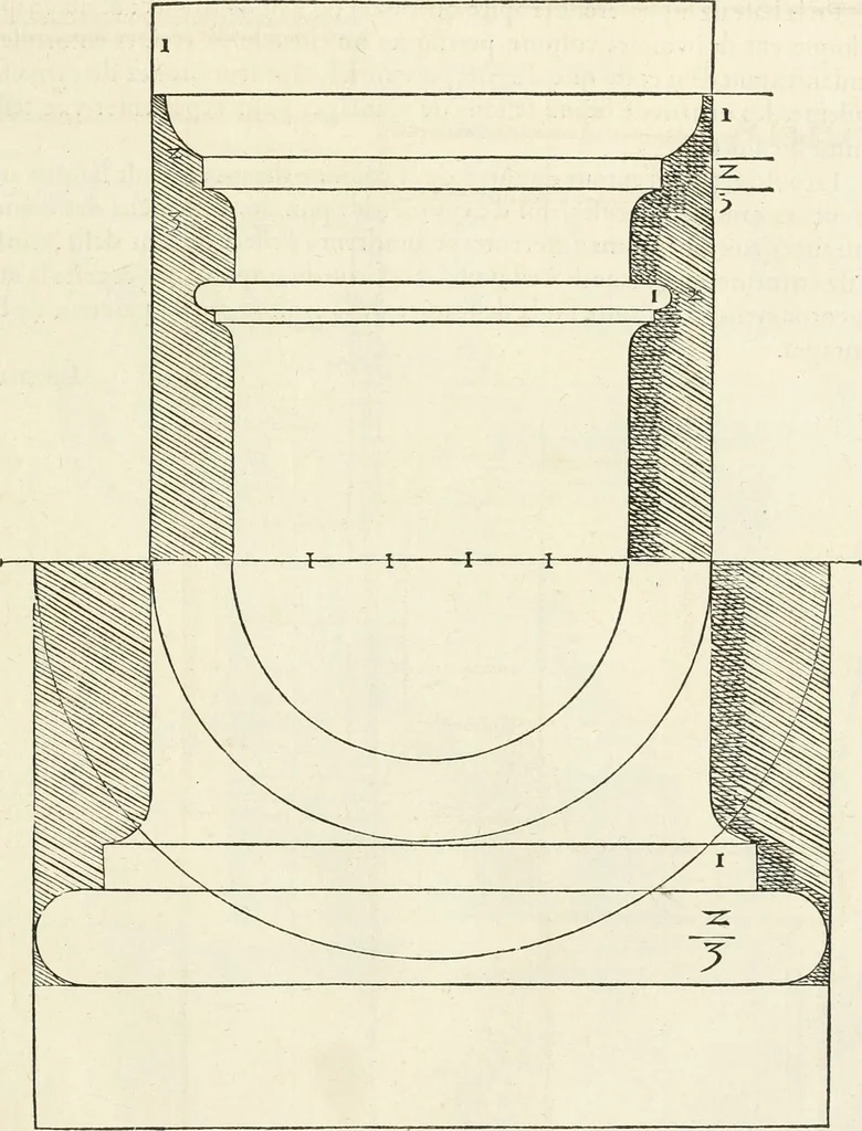 An illustration from Architecture, ou, Art de bien bastir, 1547, leaf 110