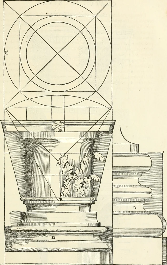 An illustration from Architecture, ou, Art de bien bastir, 1547, leaf 116