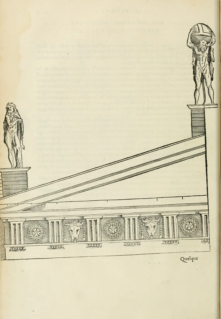 An illustration from Architecture, ou, Art de bien bastir, 1547, leaf 121