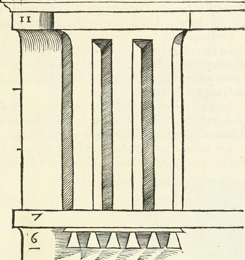 An illustration from Architecture, ou, Art de bien bastir, 1547, leaf 130