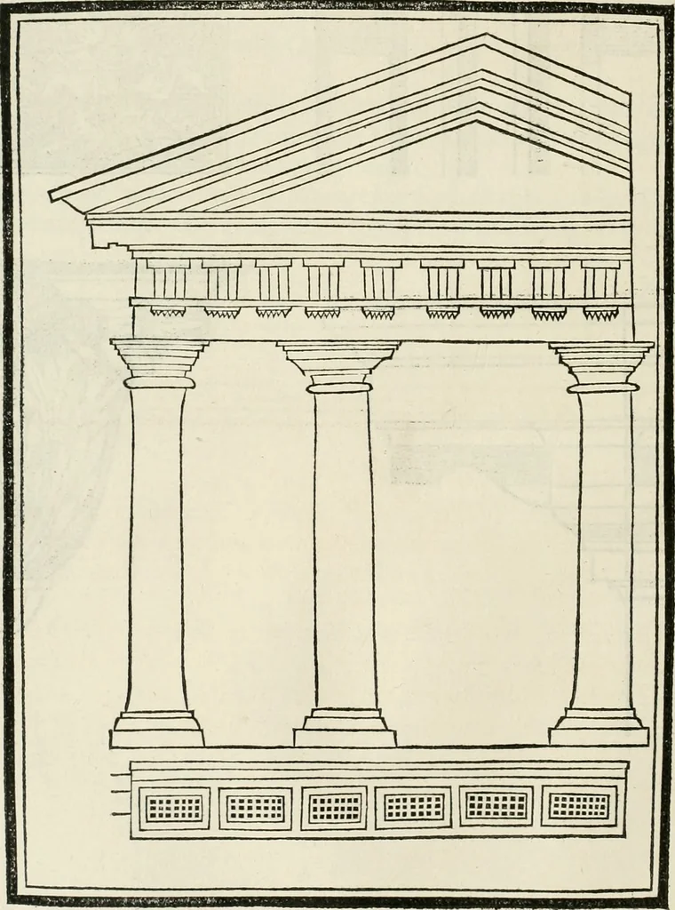An illustration from Architecture, ou, Art de bien bastir, 1547, leaf 133