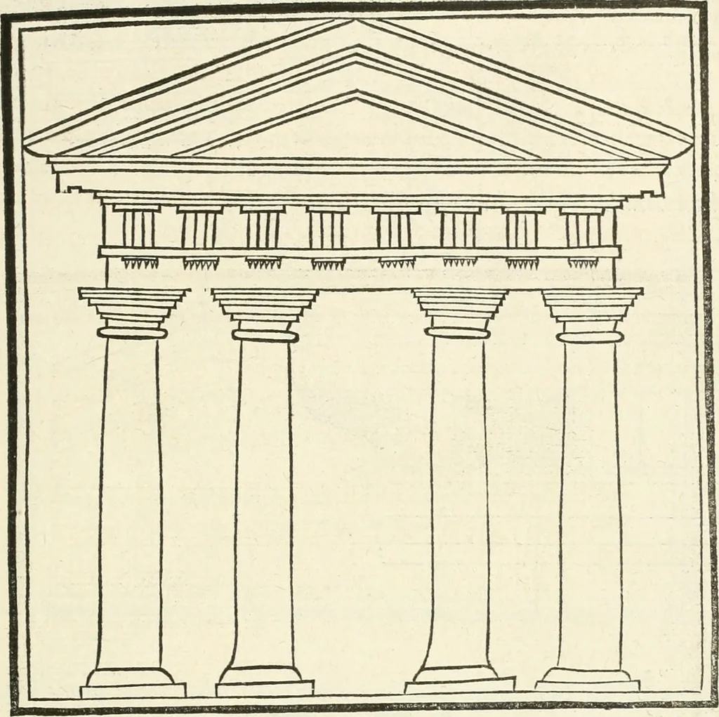 An illustration from Architecture, ou, Art de bien bastir, 1547, leaf 134