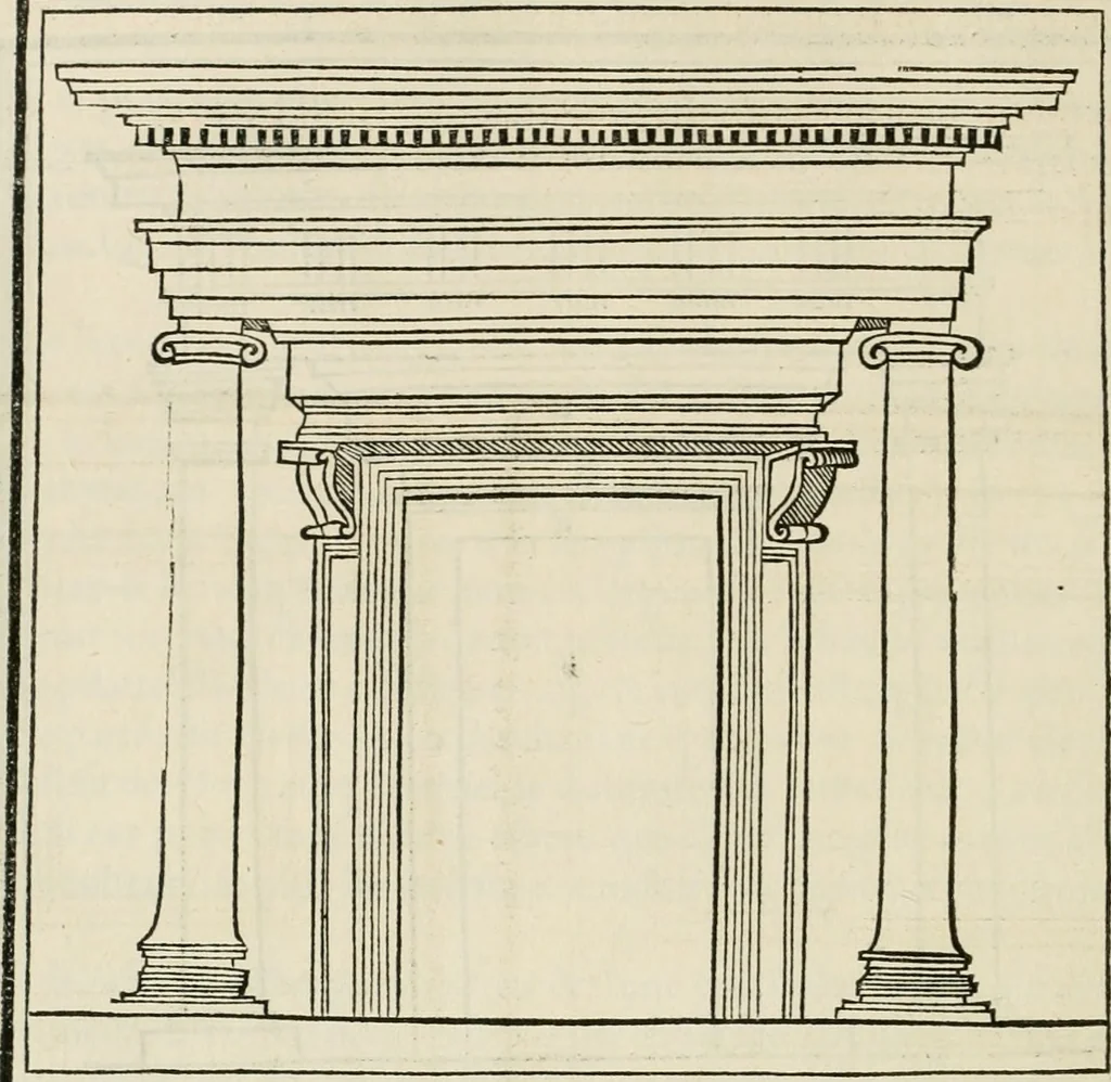 An illustration from Architecture, ou, Art de bien bastir, 1547, leaf 141