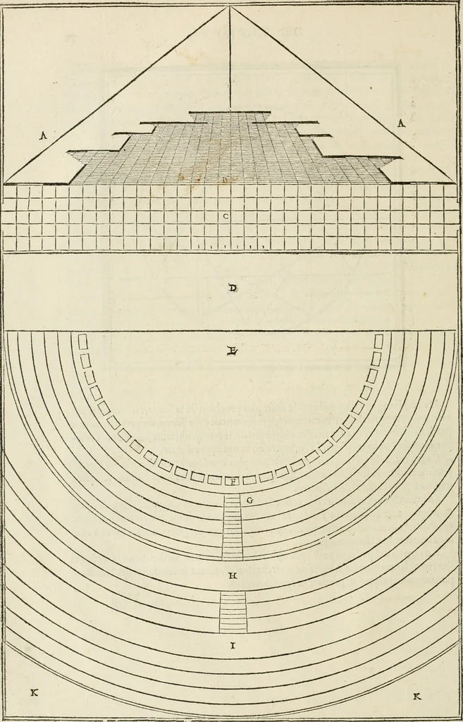 An illustration from Architecture, ou, Art de bien bastir, 1547, leaf 167