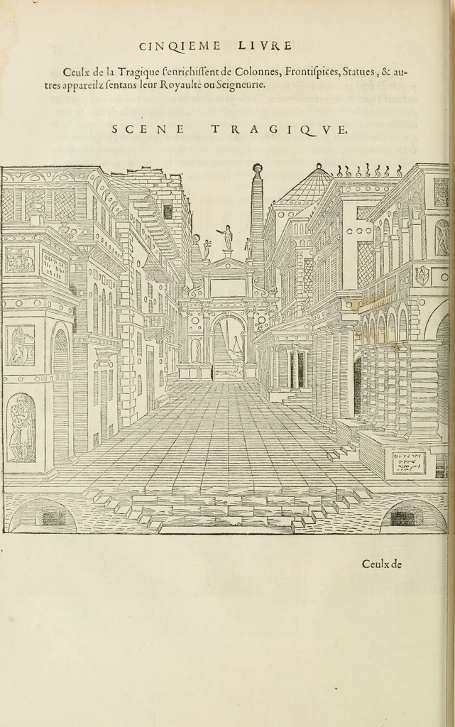 An illustration from Architecture, ou, Art de bien bastir, 1547, leaf 171